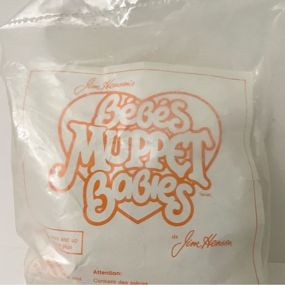 Vintage McDonald's Happy Meal Toys Muppet Babies Fozzie Bear With Horse - Picture 2 of 11